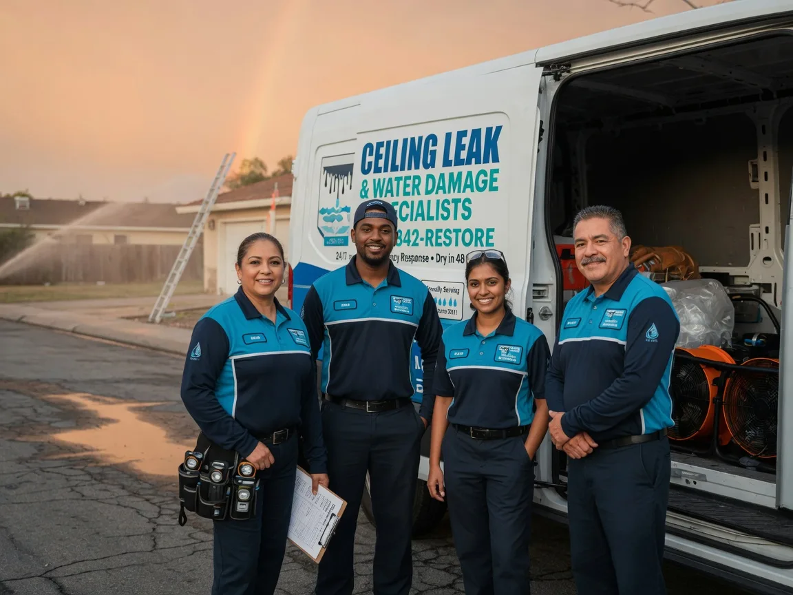 Ceiling Leak Cleanup company in Pine Village, IN