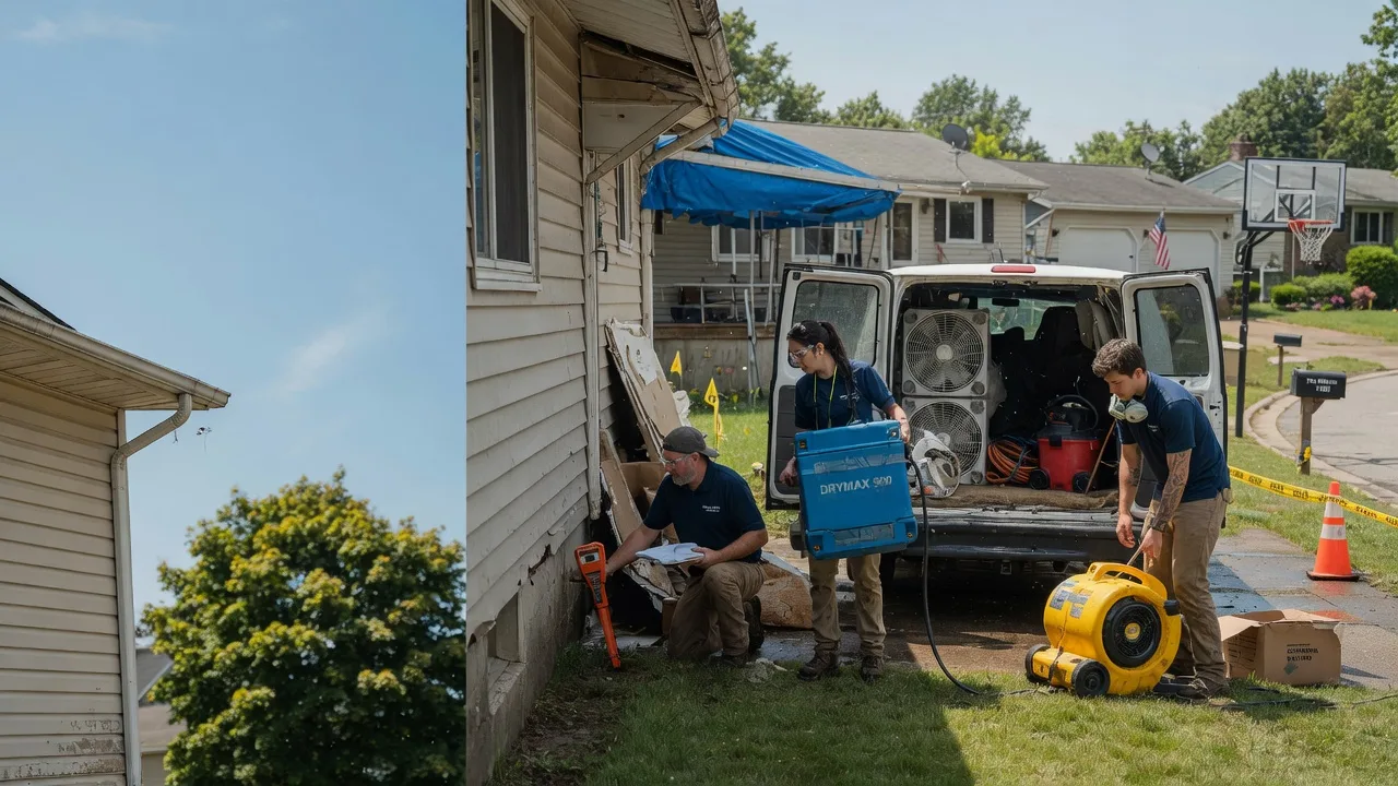 Ceiling Leak Cleanup in Pine Village, IN near me